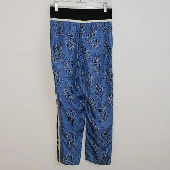 3.1 Phillip Lim Silk Floral High Rise Wide Leg Pants